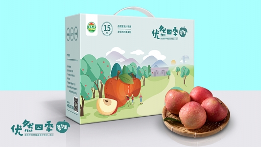 優(yōu)然四季洛川蘋果希望果包裝設(shè)計(jì)